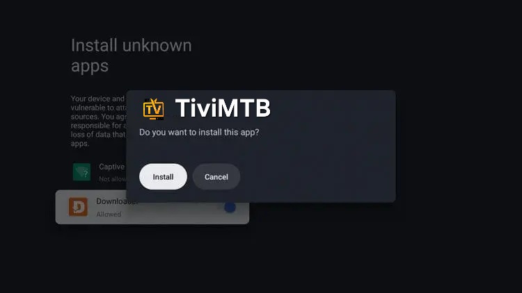 Install app